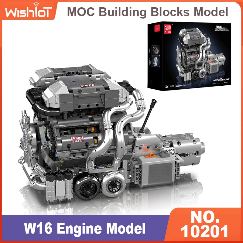Mould King 10201, Kit de Motor - Model Kit Engine reseña y precio